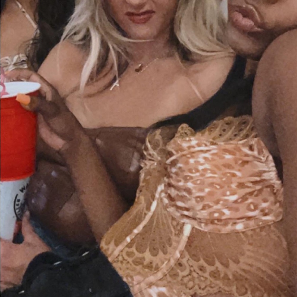 Neutral Urban Outfitters Out from Under Supernova Corset